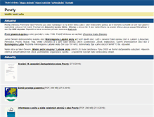 Tablet Screenshot of povrly.cz